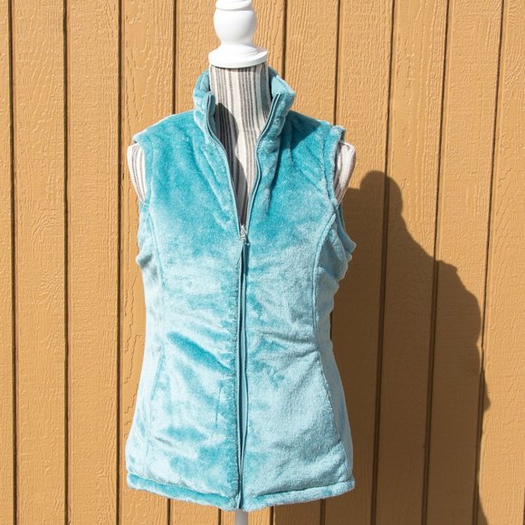 NWT Free Country Reersible quilted fleece Vest Small - Picture 6 of 10